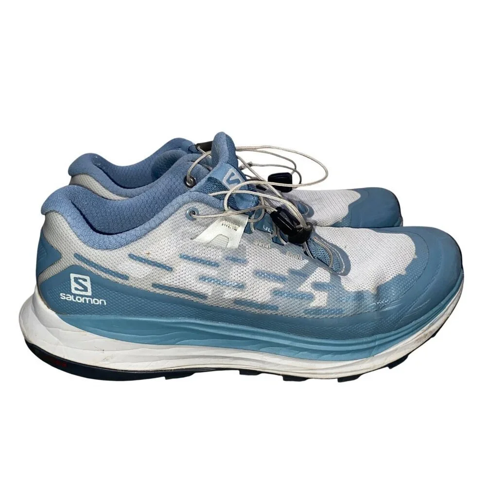 Salomon Z3244 Women's Blue Ultra Glide Trail Running Shoes Size 7.5M hiking shoe